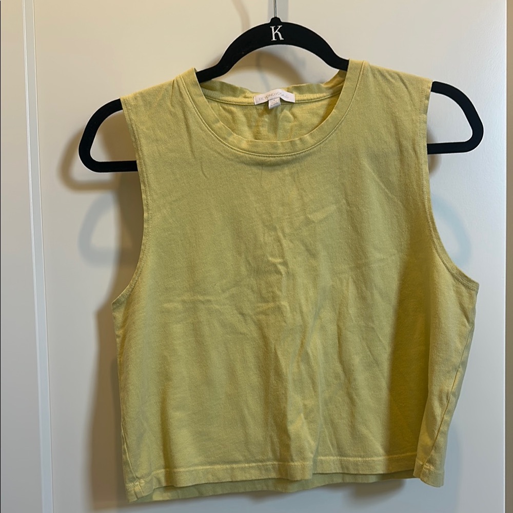 Beyond yoga Yellow Sleeveless Women's Top